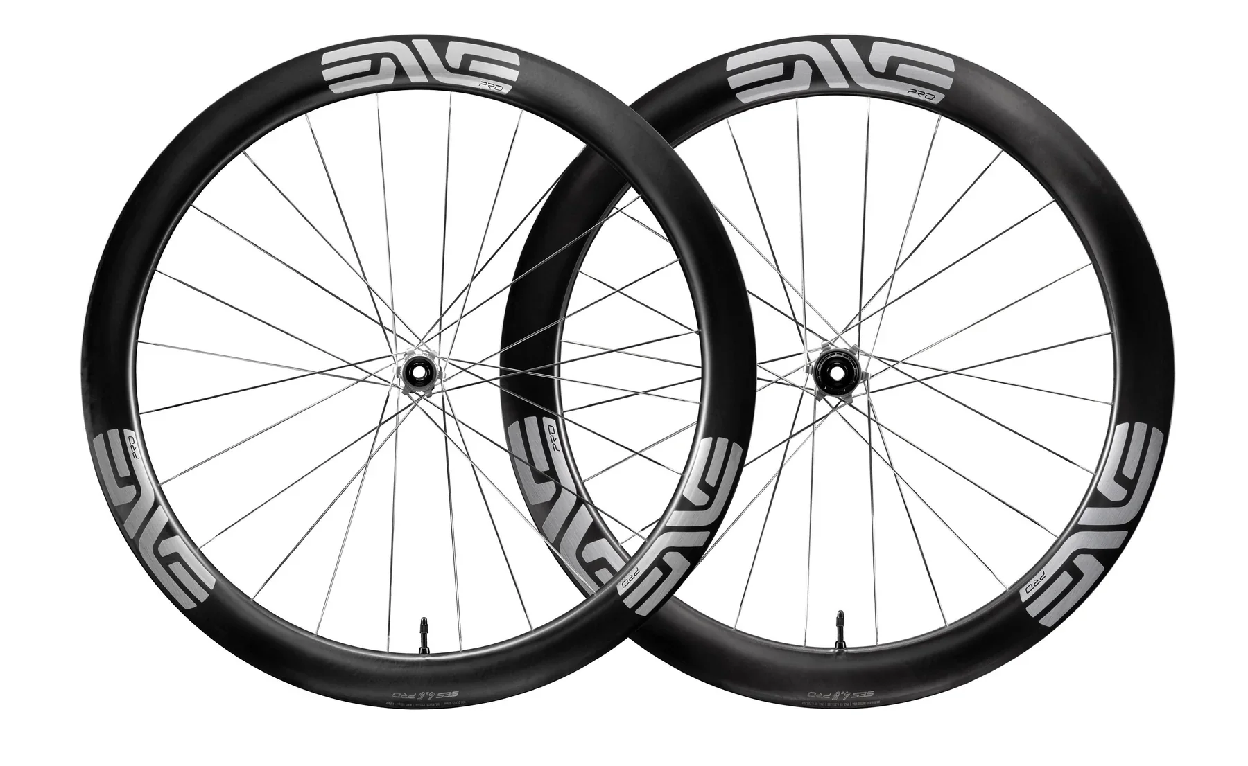 ENVE Ses 4.5 Pro Wheels - Black White Logo - Image 2