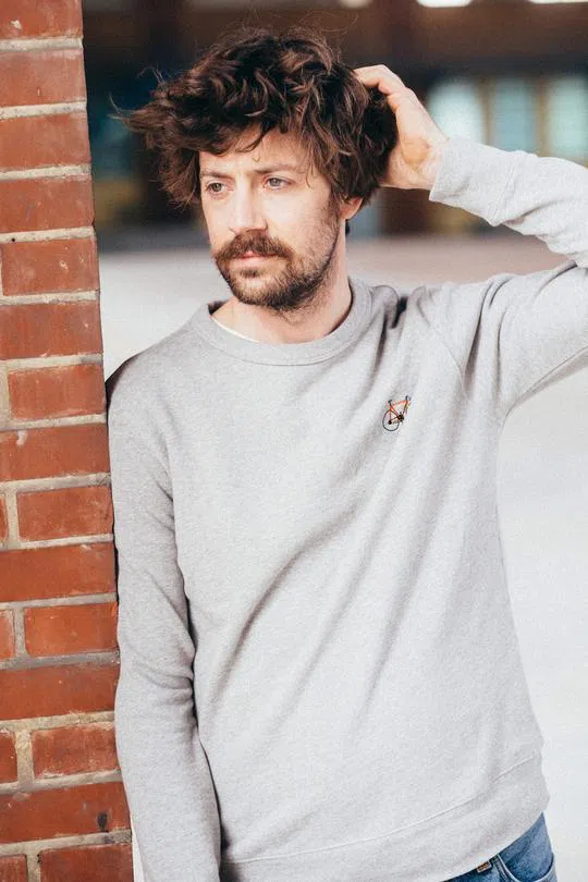 ERSTWHILE Sweatshirt Criterium - Grey - Image 4