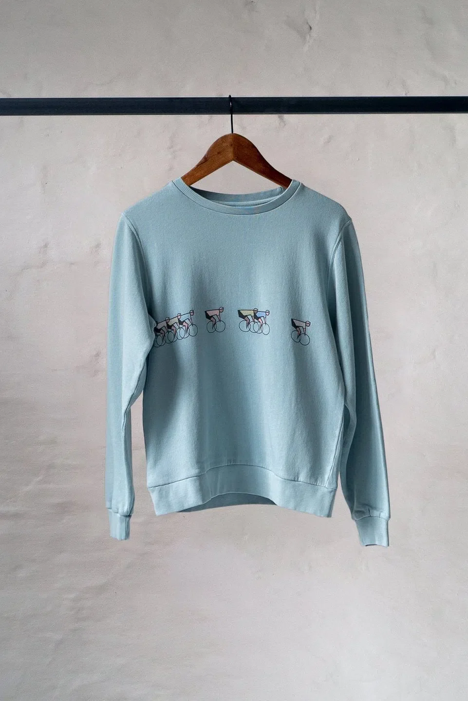 ERSTWHILE Sweatshirt Tête de la Course Women - Belgian Blue - Image 4