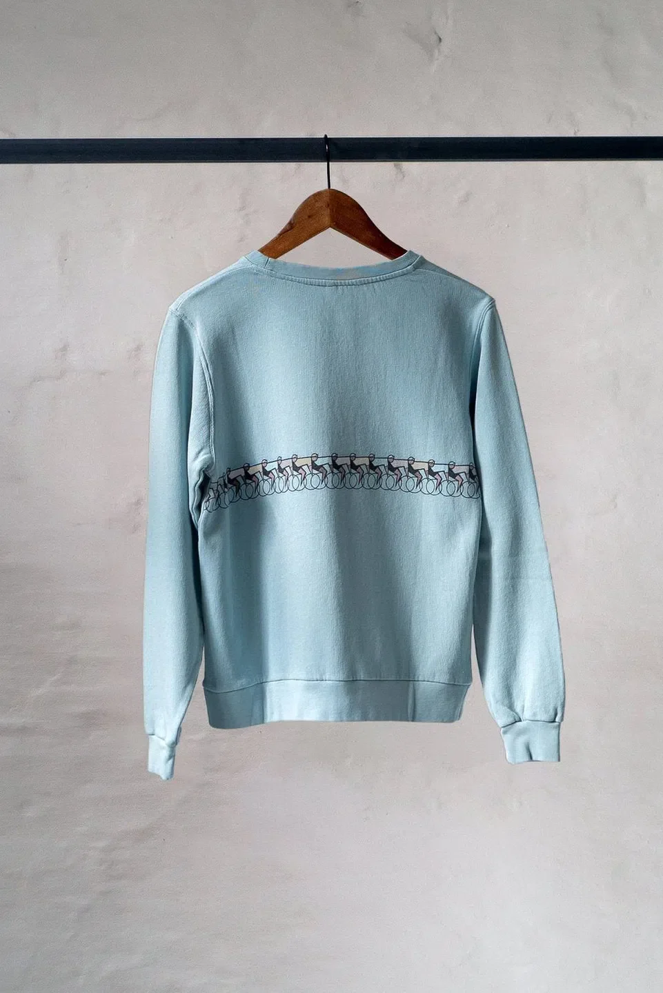 ERSTWHILE Sweatshirt Tête de la Course Women - Belgian Blue - Image 5