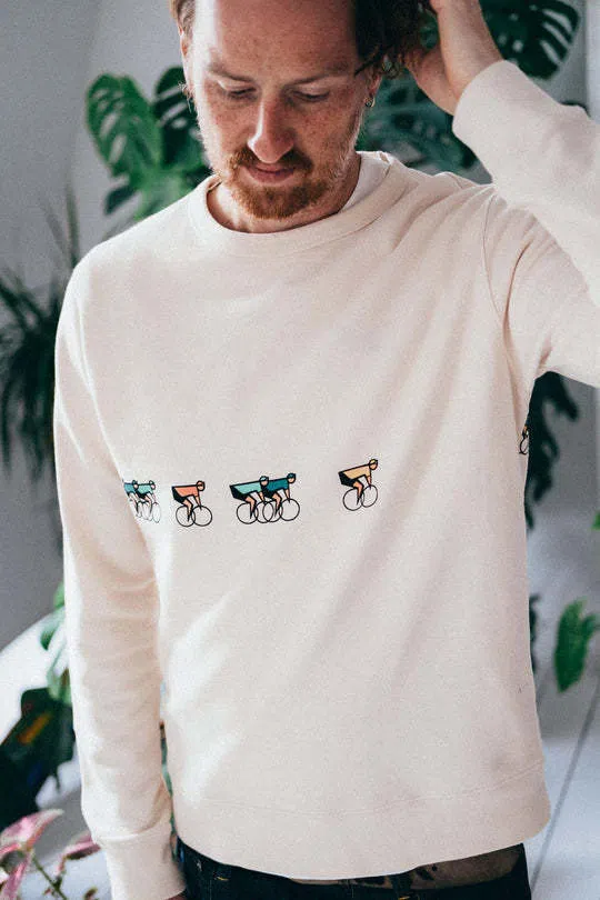 ERSTWHILE Sweatshirt Tête de la Course - Bodacious Beige - Image 4