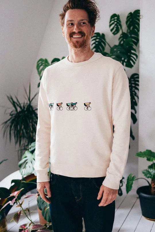 ERSTWHILE Sweatshirt Tête de la Course - Bodacious Beige - Image 5