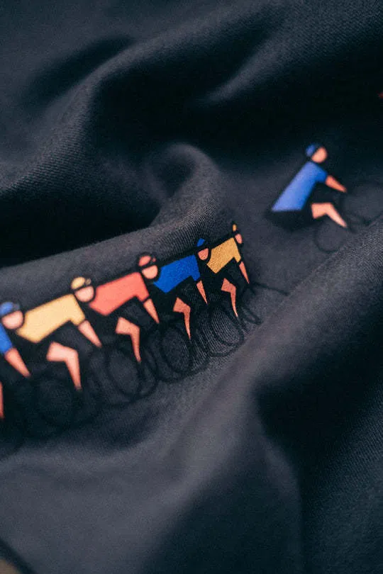 ERSTWHILE Sweatshirt Tête de la Course - Faded Black - Image 3
