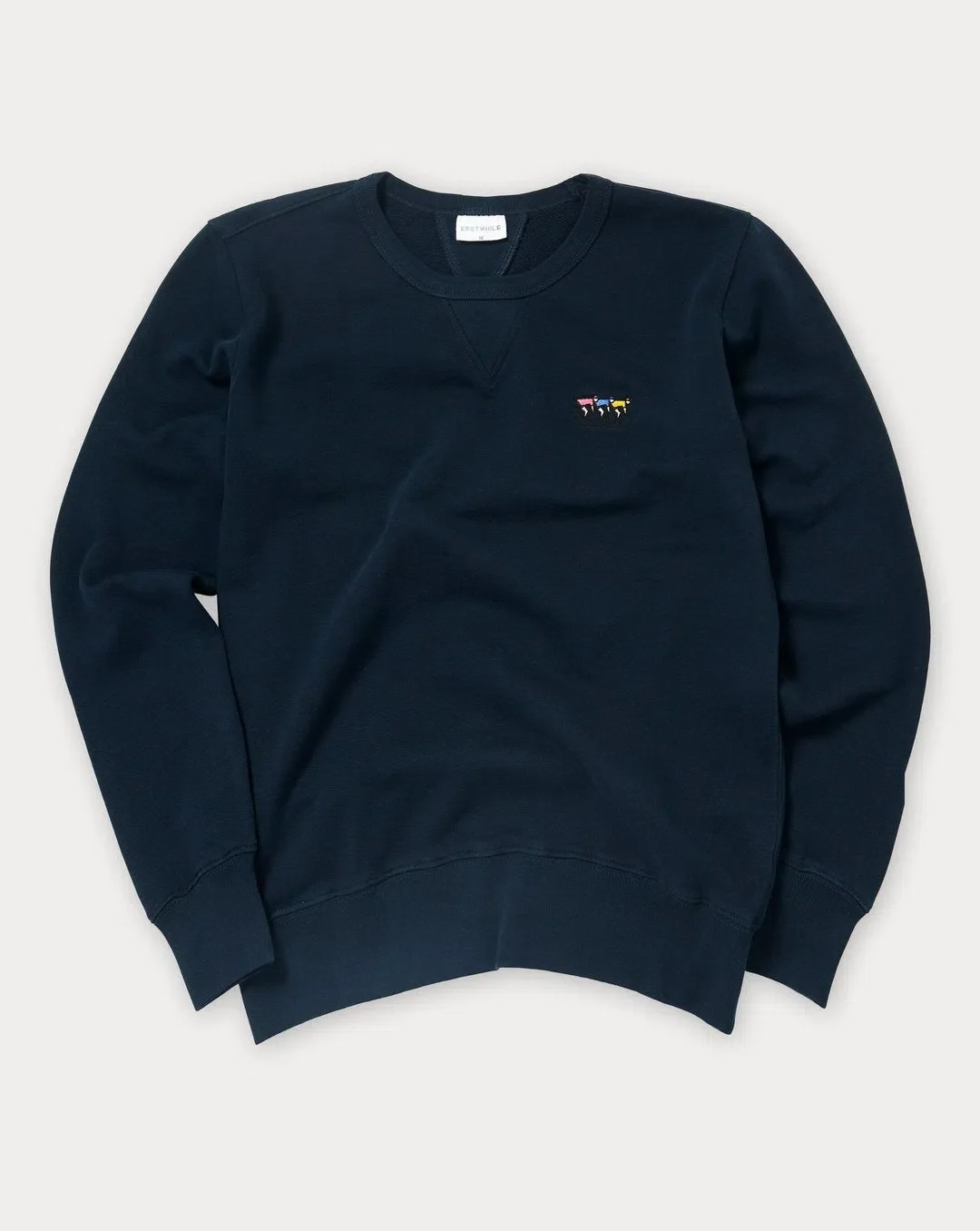 ERSTWHILE Sweatshirt Waaier - Navy - Image 5