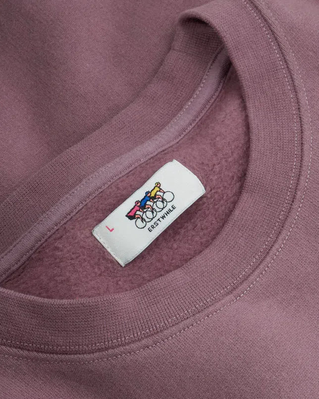 ERSTWHILE Sweatshirt Waaier - Deep Purple - Image 3