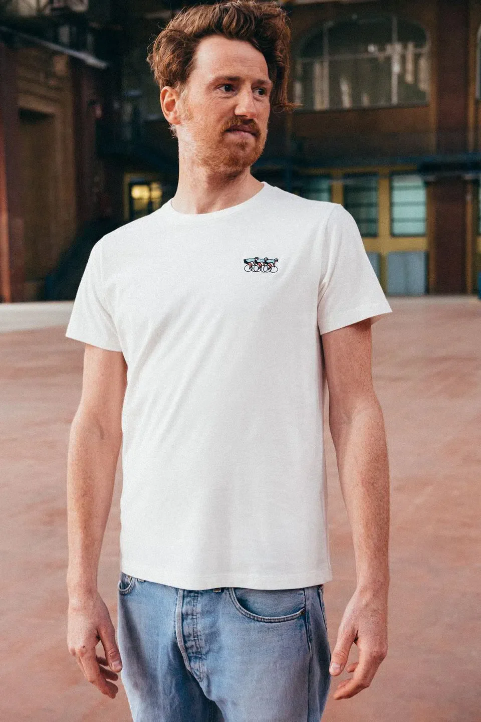 ERSTWHILE Tshirt Waaier - Off White - Image 5