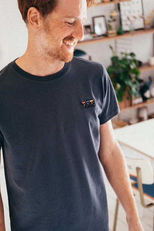 ERSTWHILE Tshirt Waaier - Navy - Image 5