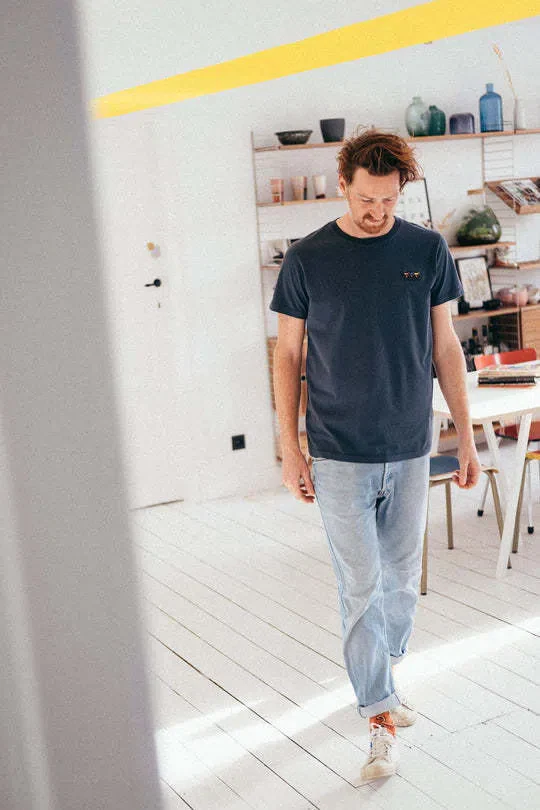 ERSTWHILE Tshirt Waaier - Navy - Image 6