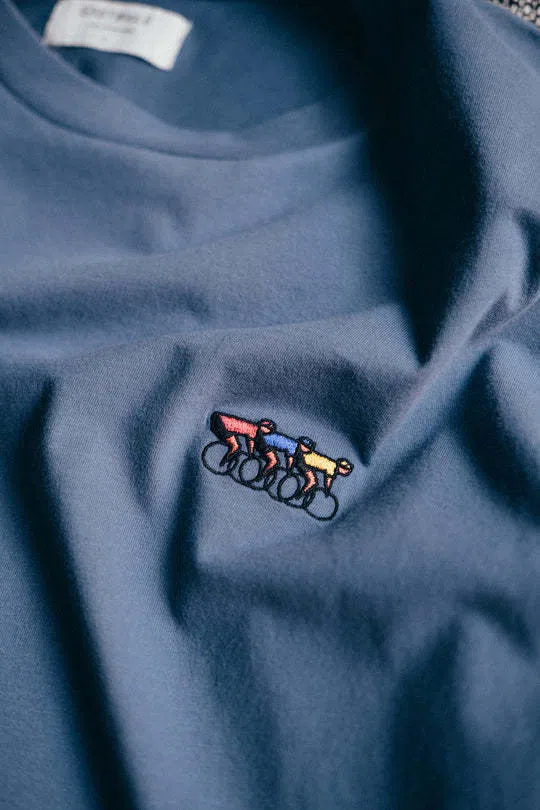 ERSTWHILE Tshirt Waaier - Breezy Blue - Image 4