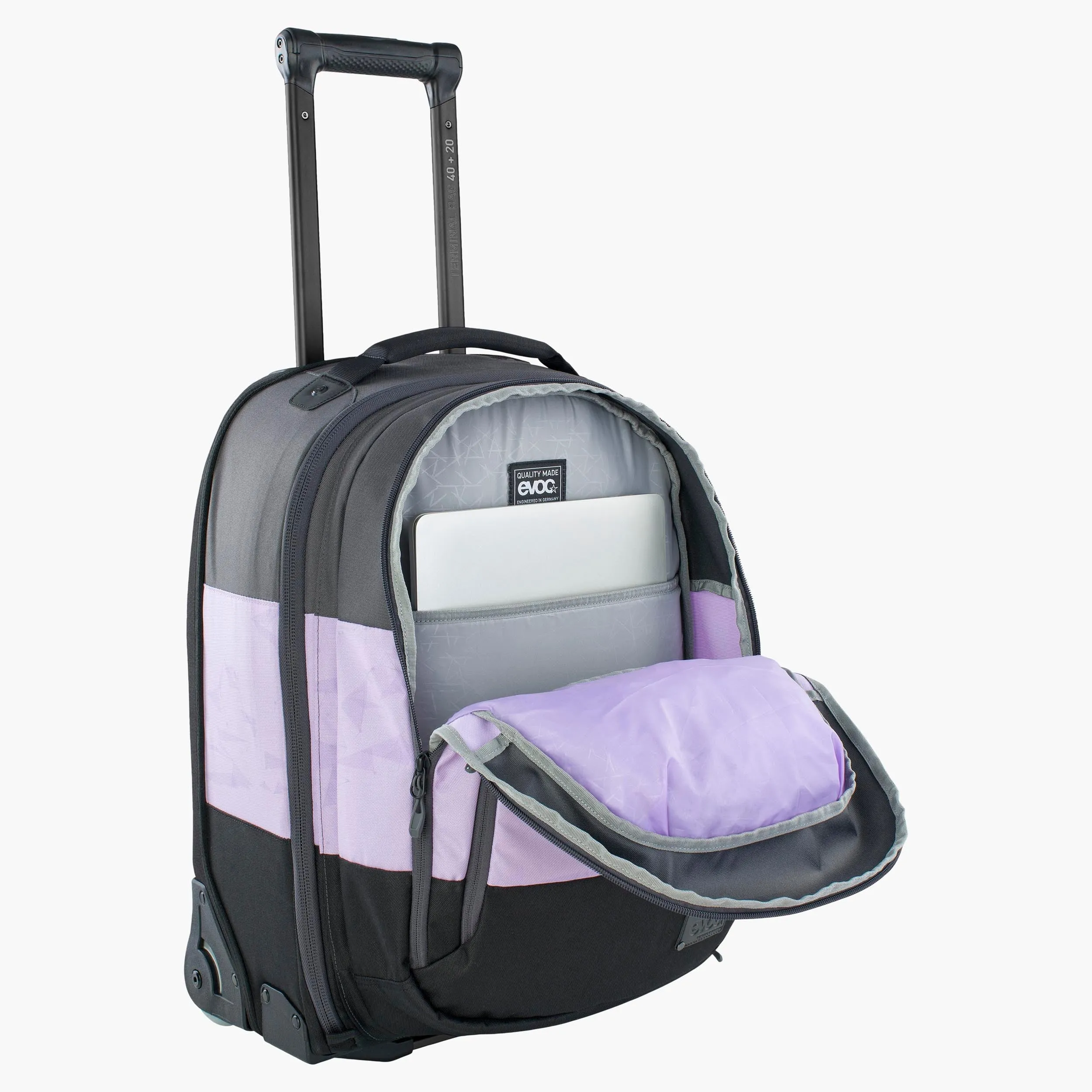 EVOC Terminal Bag 40 + 20 - Multicolour (carbon grey/purple rose/black) - Image 3