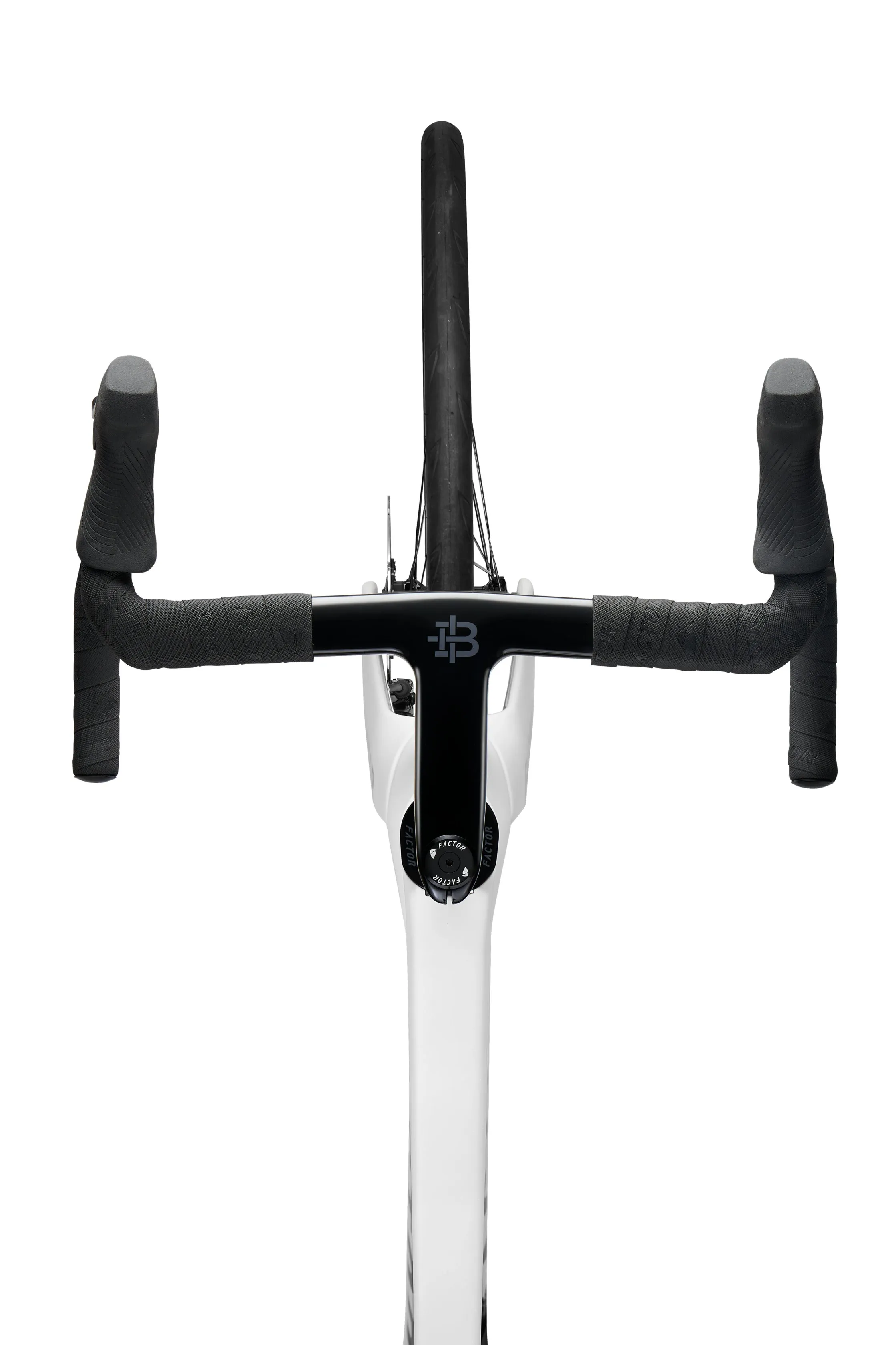 FACTOR Monza Black Inc Wheels 450 Road Bike - Pearl White - Image 7