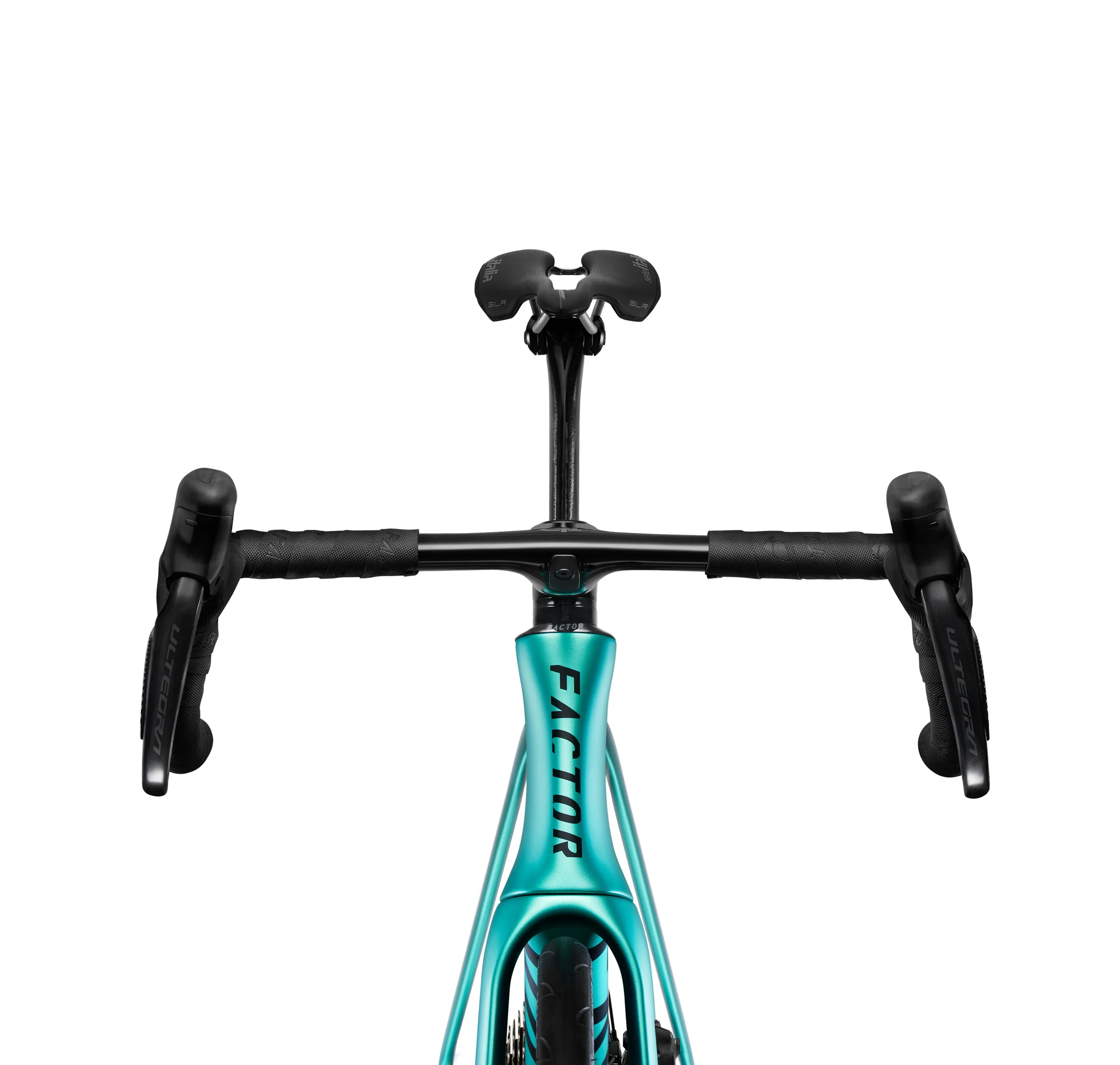 FACTOR Monza Black Inc Wheels 450 Road Bike - Steel Green - Image 5