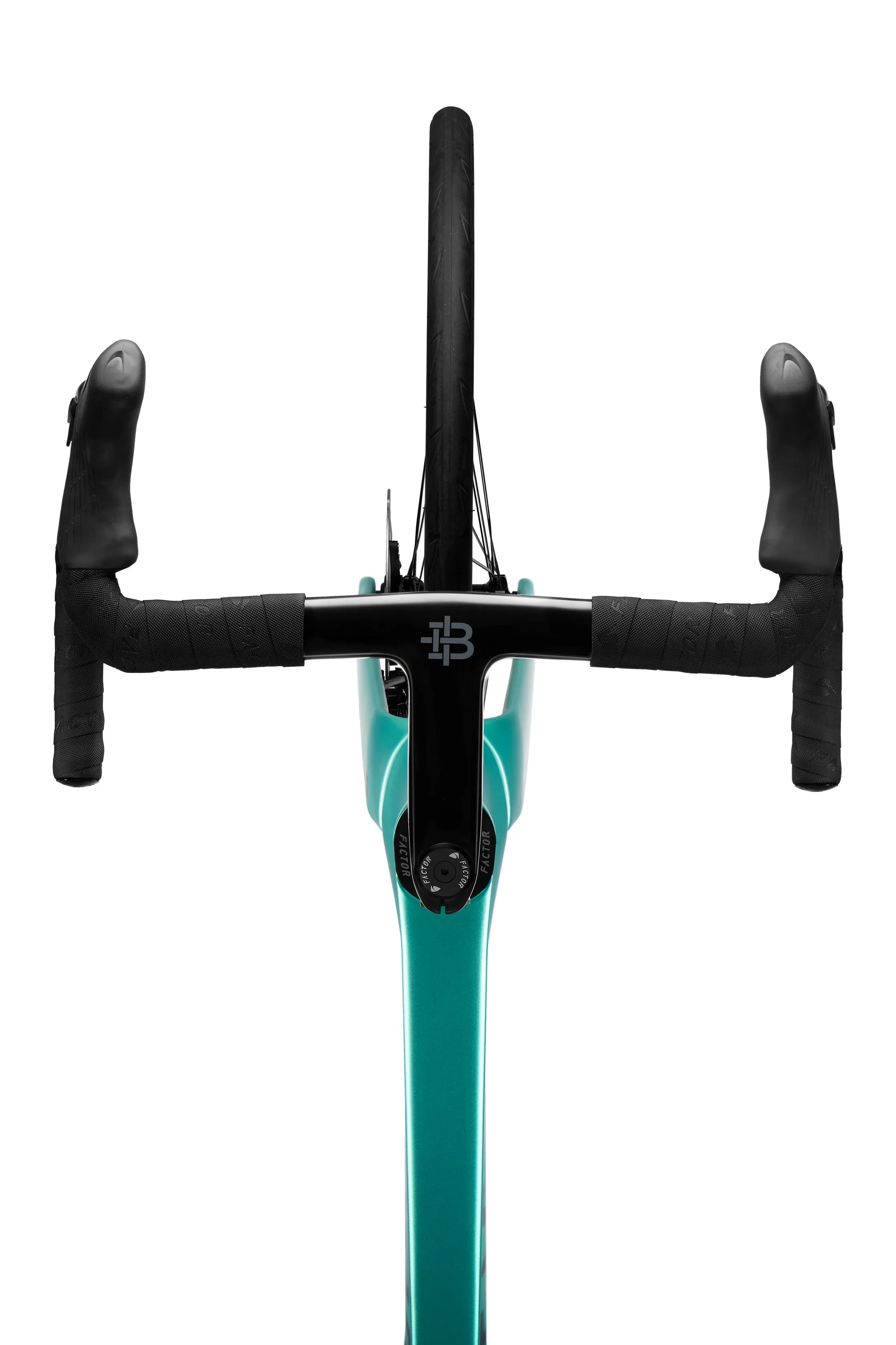 FACTOR Monza Black Inc Wheels 450 Road Bike - Steel Green - Image 6