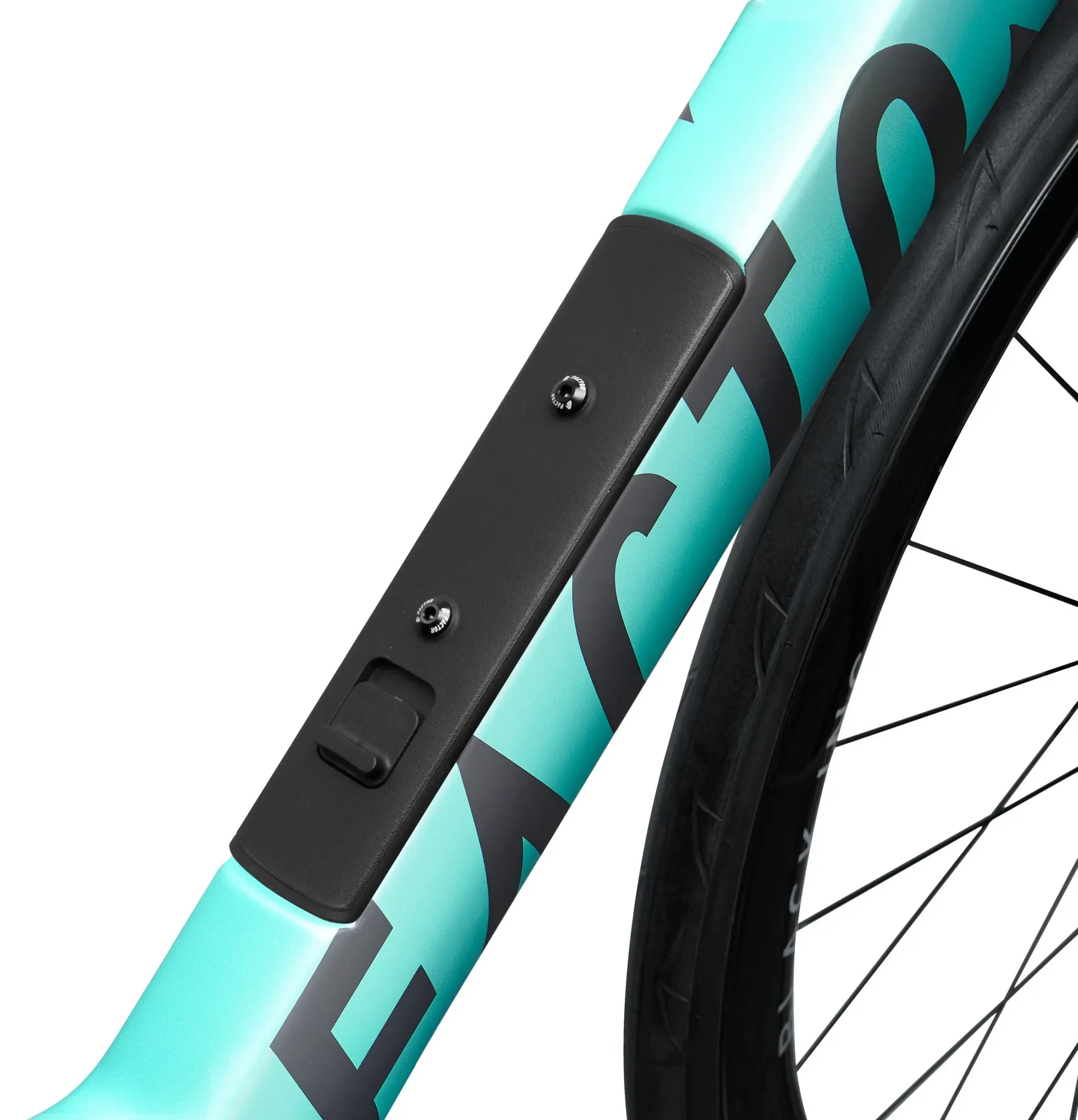 FACTOR Monza Black Inc Wheels 450 Road Bike - Steel Green - Image 7