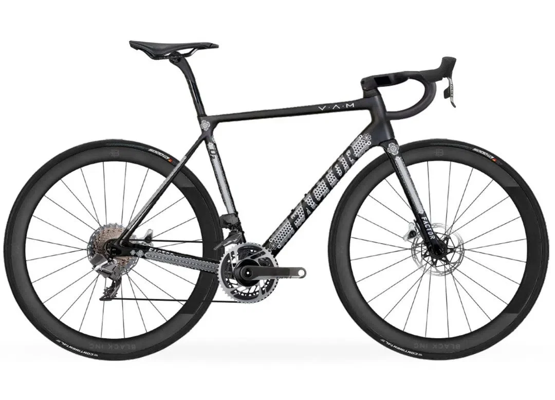 FACTOR O2 VAM Disc Complete Bike Road Sram Red AXS - Chrome - Image 5