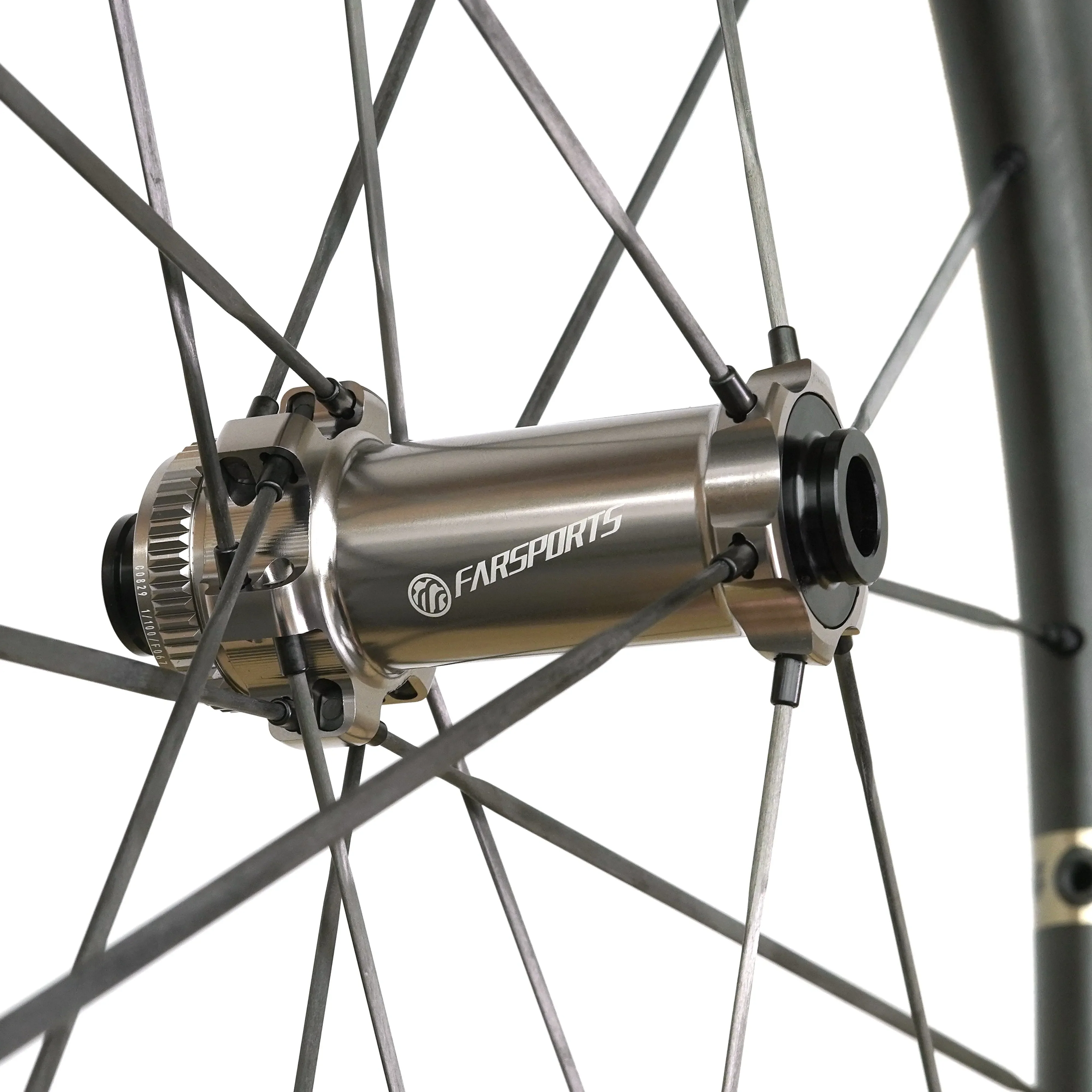 FARSPORTS 2026 EVO S 58.5 Wheelset Ceramic Speed Bearings - Carbon Black - Image 7