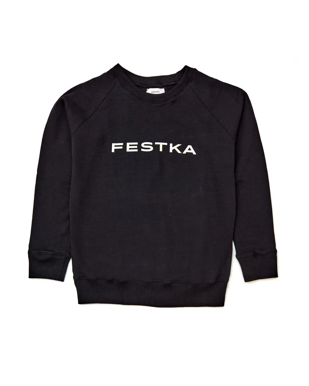 FESTKA Sweatshirt x Chatty - Black - Image 3