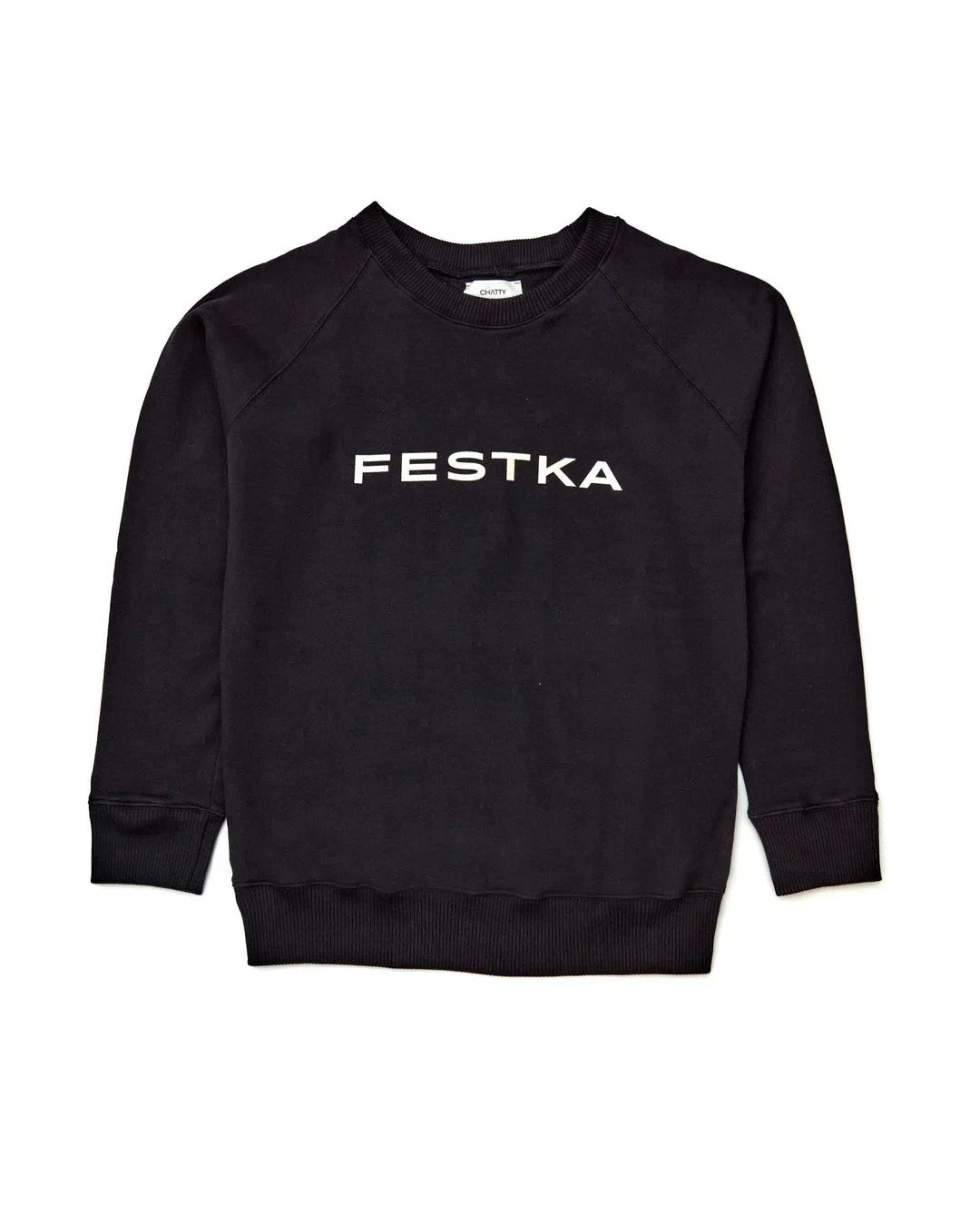 FESTKA Sweatshirt x Chatty - Black - Image 5