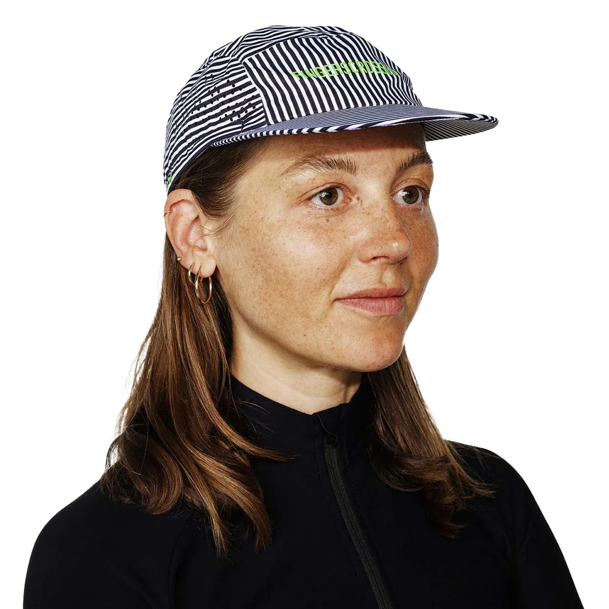 FINGERSCROSSED Cap Super Light - Stripes Black/White - Image 3