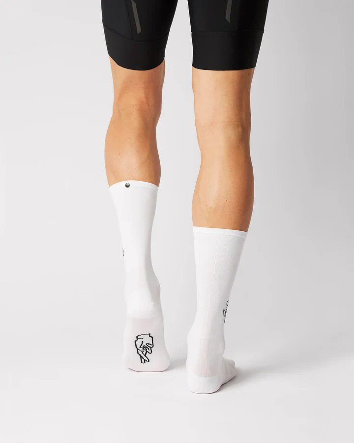 FINGERSCROSSED Socks Classic Iconic Flower - White - Image 2