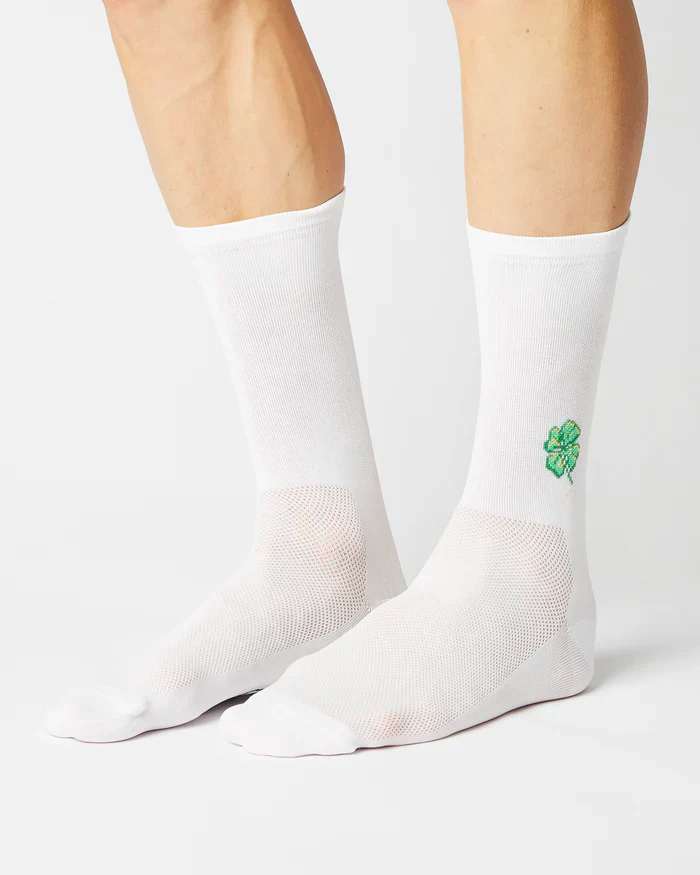 FINGERSCROSSED Socks Classic Souvenir Kleeblatt - White - Image 2