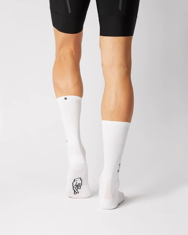 FINGERSCROSSED Socks Classic Thank You Cycling - White - Image 2