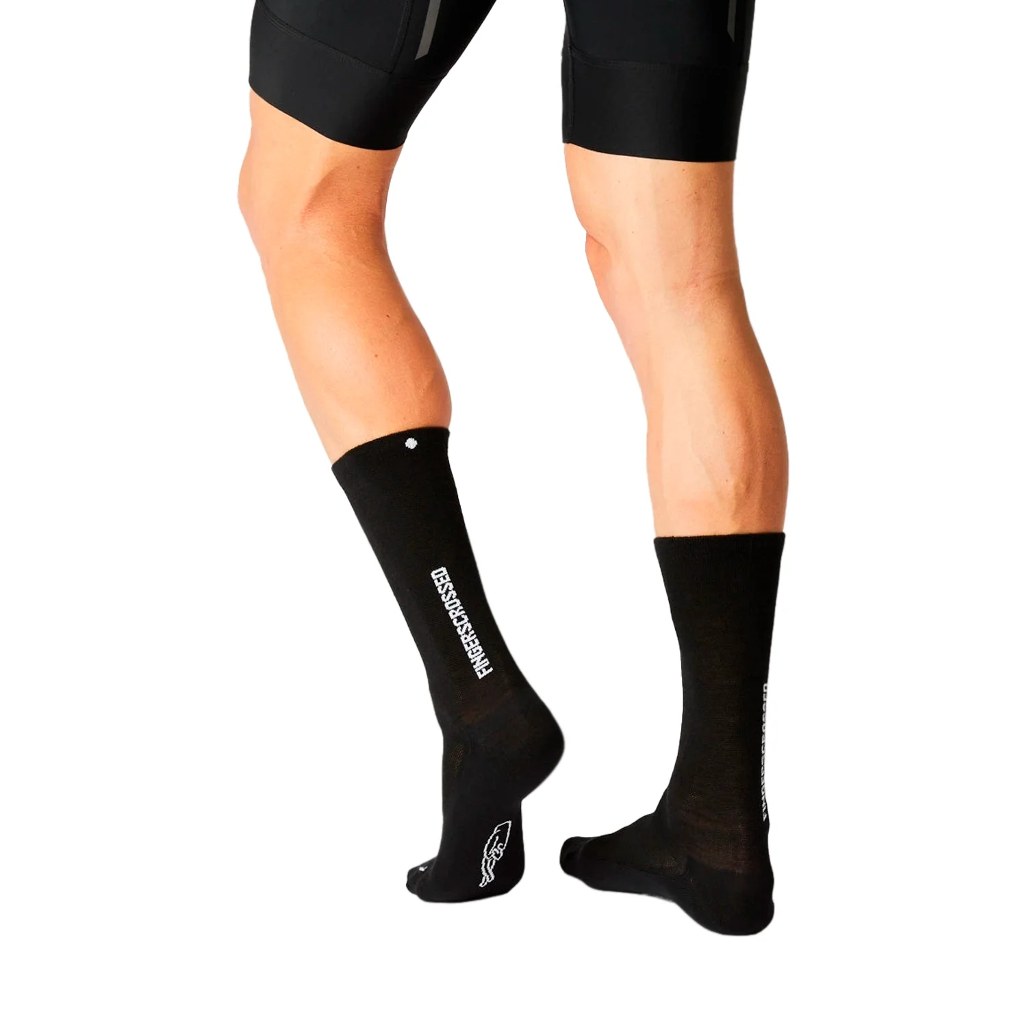 FINGERSCROSSED Socks Light Merino Silk - Black - Image 2