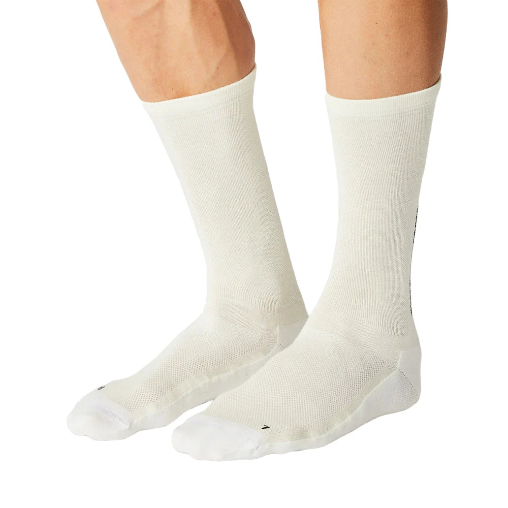 FINGERSCROSSED Socks Light Merino Silk - Creme/White - Image 3