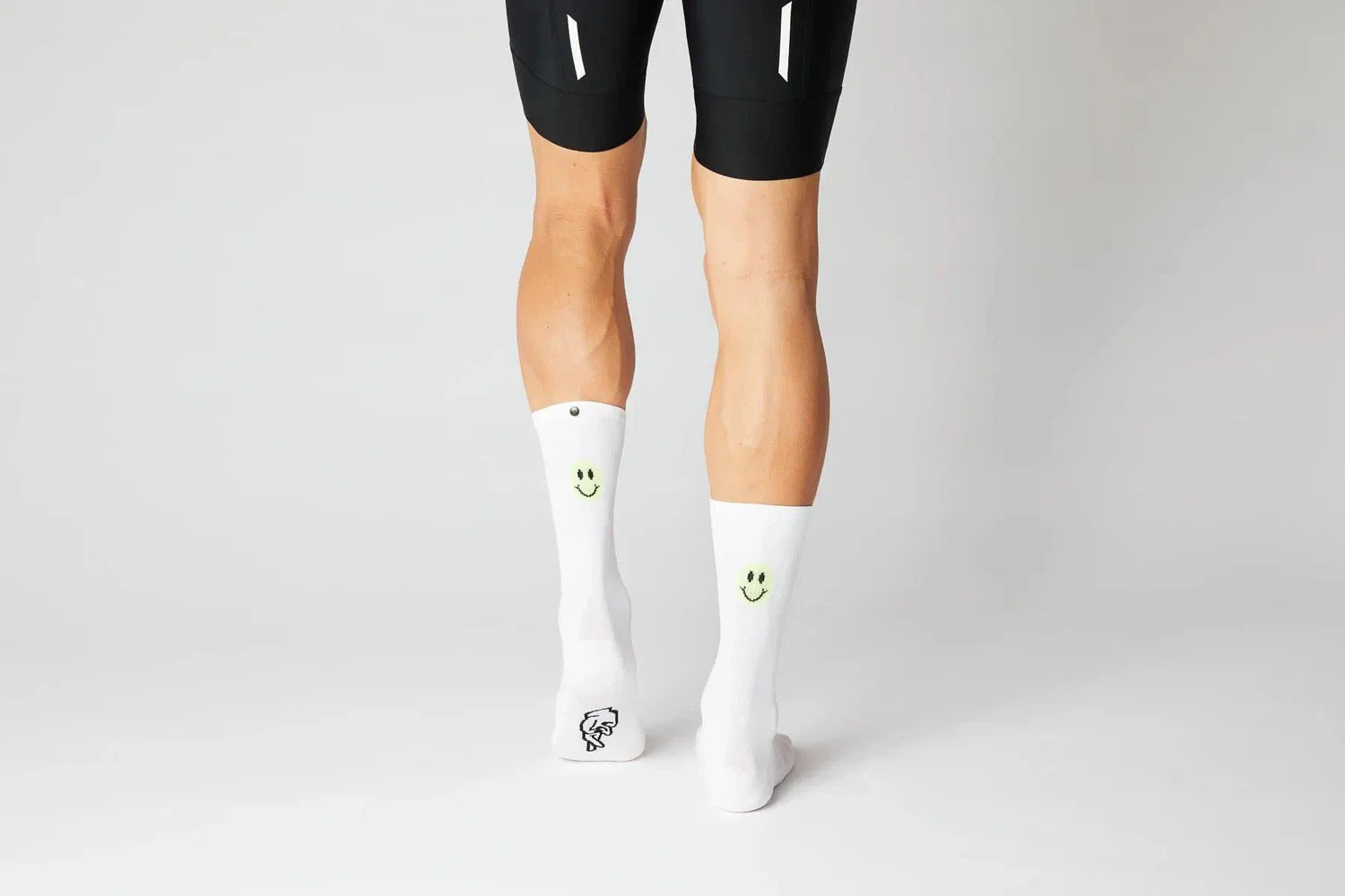 FINGERSCROSSED Socks Smiley - White/Neon - Image 2