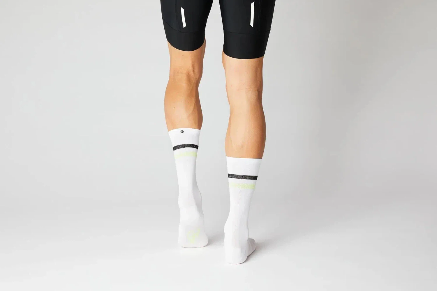 FINGERSCROSSED Socks Stripes - White/Black/Neon - Image 2