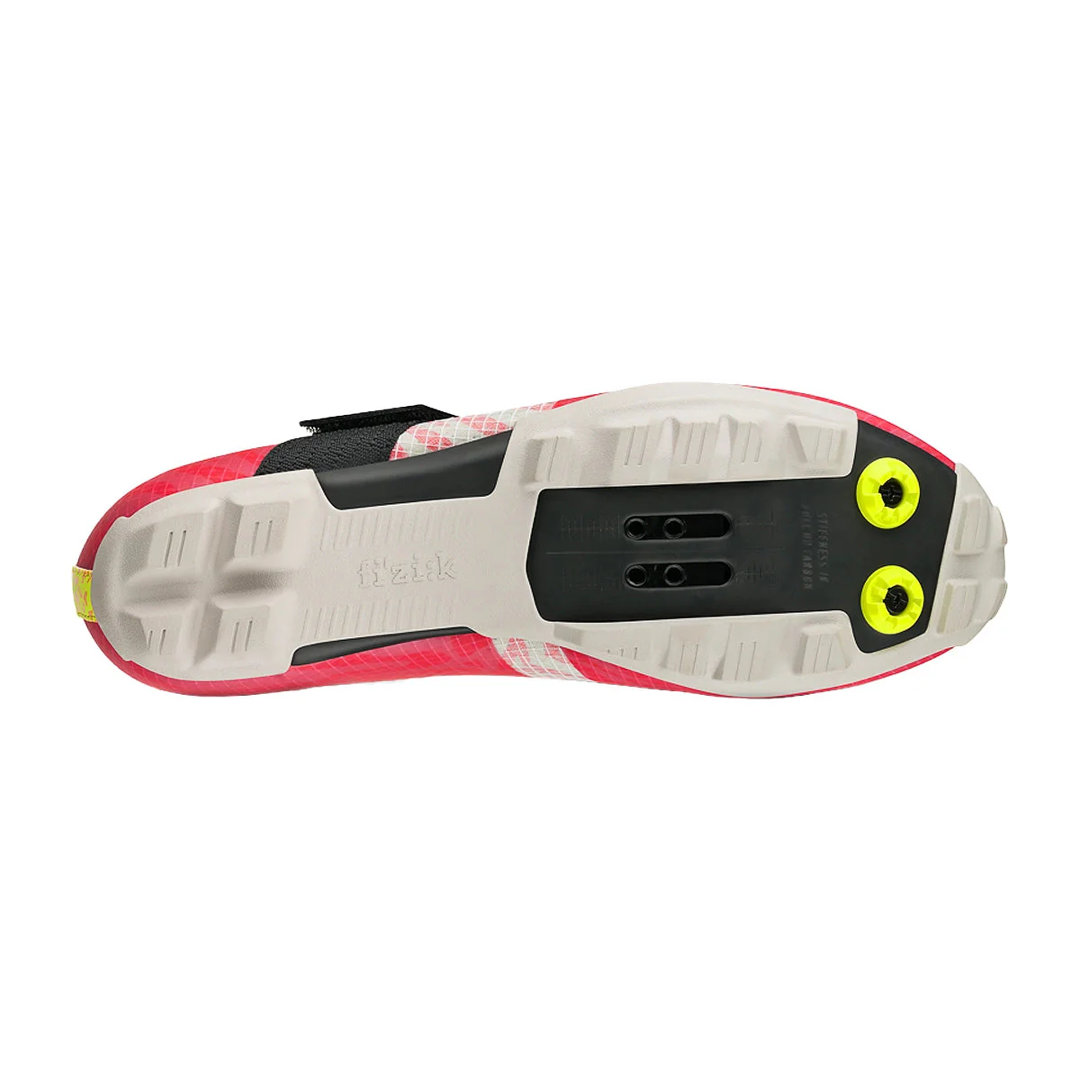 FIZIK Gravel MTB Cycling Shoes Vento Ferox Carbon AMANI - Magenta/Lime - Image 4
