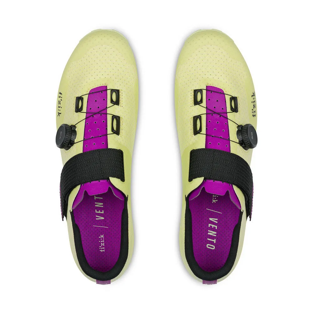 FIZIK Gravel MTB Cycling Shoes Vento Ferox Carbon - Lime/Purple - Image 3