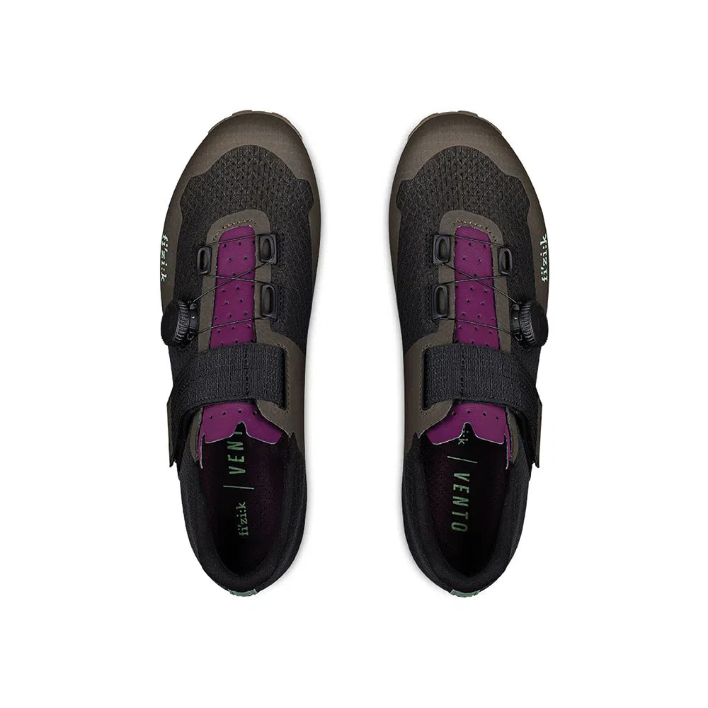 FIZIK Gravel MTB Cycling Shoes Vento Ferox Carbon - Mud/Grape - Image 3