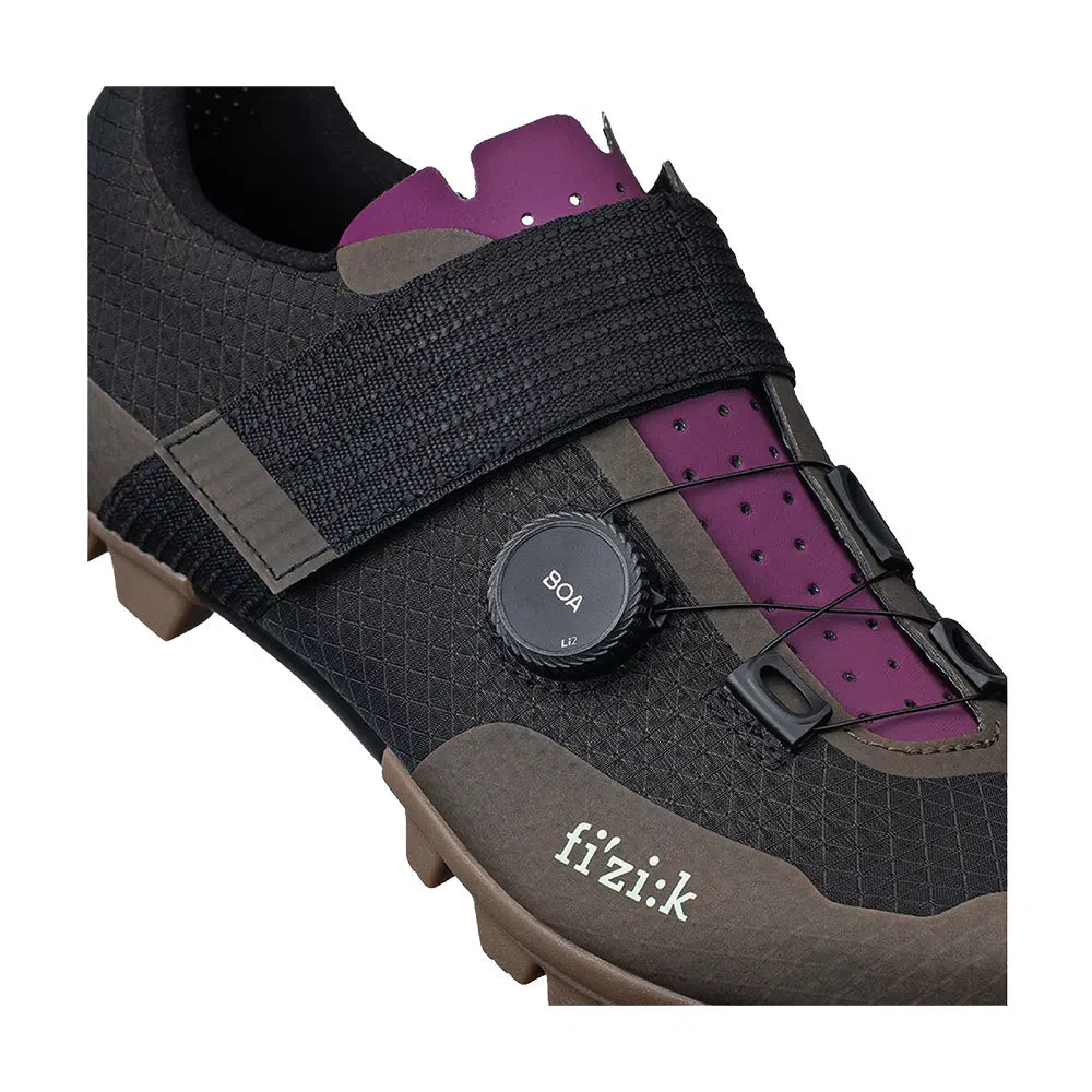FIZIK Gravel MTB Cycling Shoes Vento Ferox Carbon - Mud/Grape - Image 4