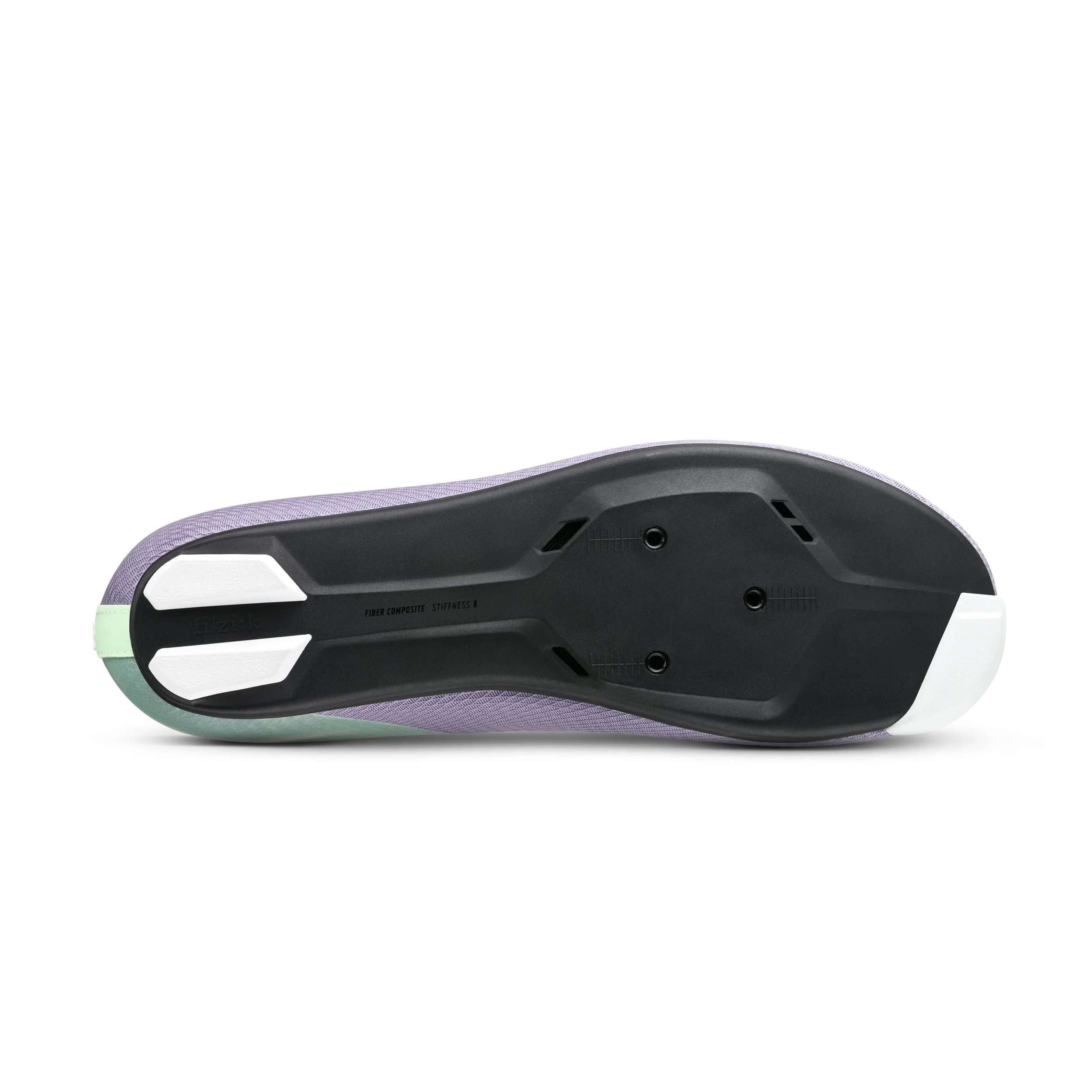 FIZIK LYRA Road Cycling Shoes - Lilac/Green - Image 3