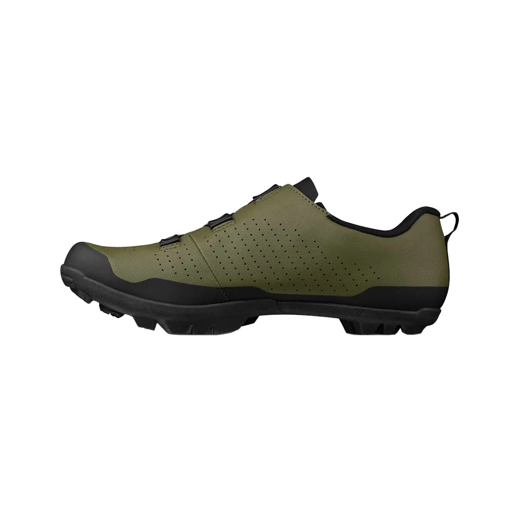 FIZIK MTB Gravel Cycling Shoes Atlas Terra - Army/Black - Image 2