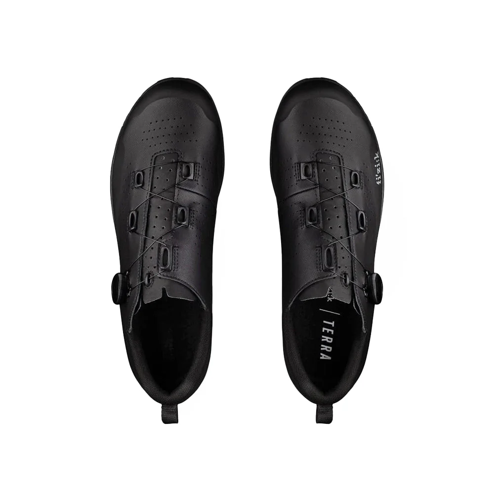 FIZIK MTB Gravel Cycling Shoes Atlas Terra - Black/Black - Image 3