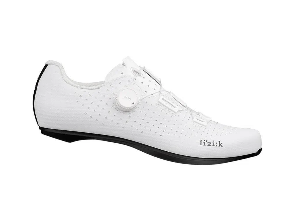 FIZIK Road Cycling Shoes Tempo Decos Carbon - White/White