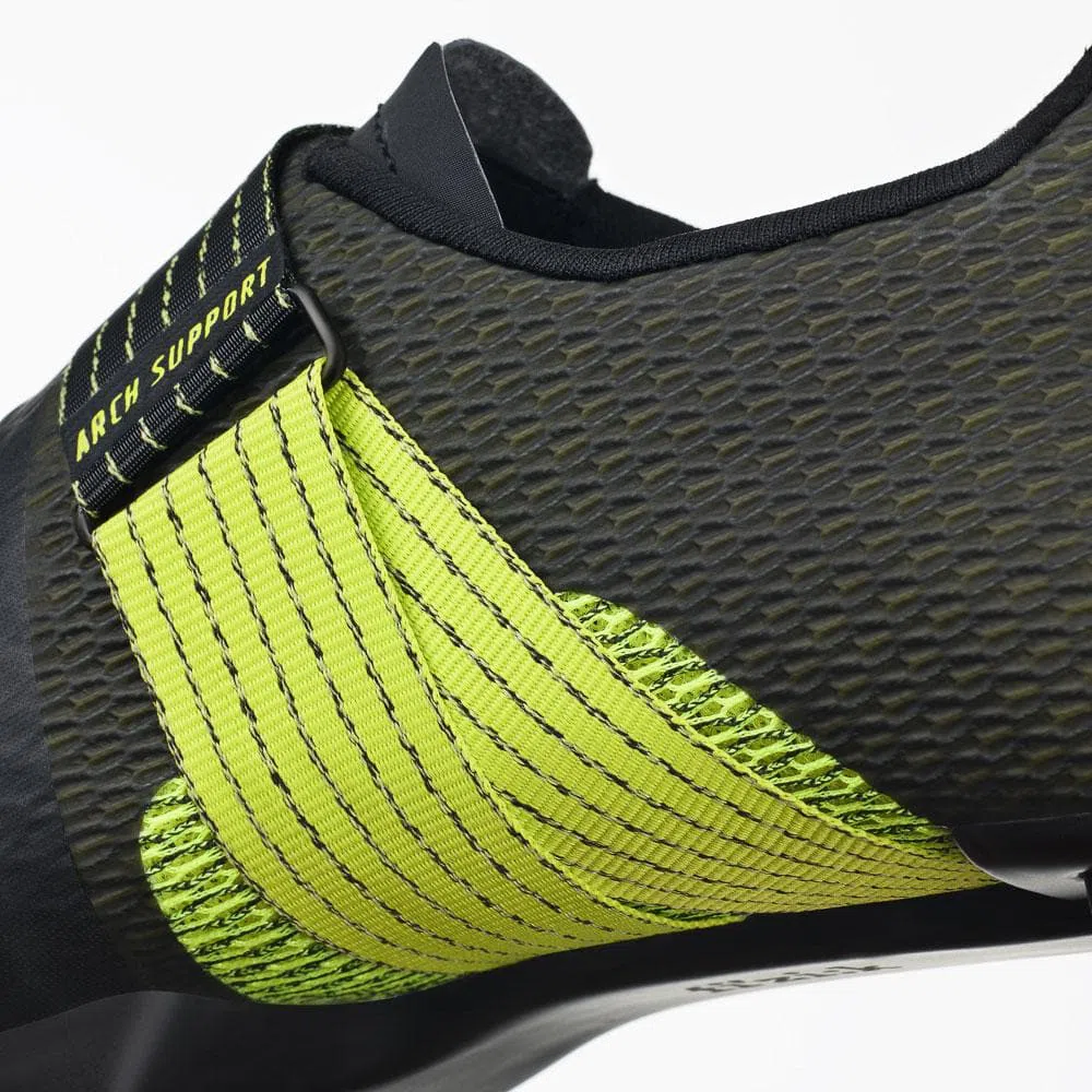 FIZIK Road Cycling Shoes Vento Stabilita Carbon - Black/Yellow Fluor - Image 4