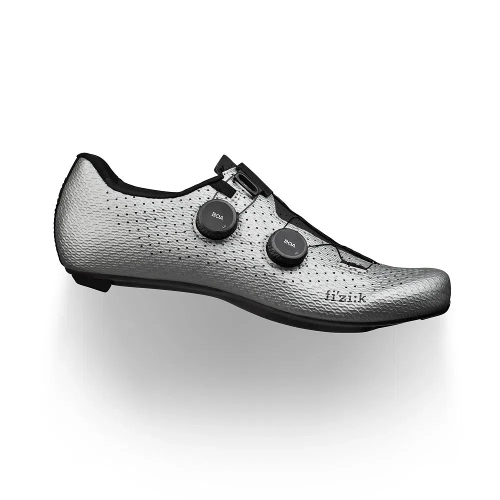 FIZIK Road Cycling Shoes Vento Stabilita Carbon - Silver Black - Image 3