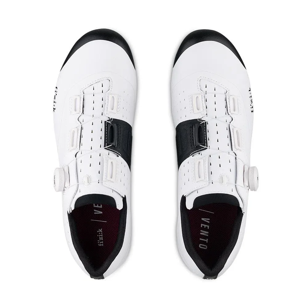 FIZIK Gravel MTB Cycling Shoes X3 Vento Overcurve - White/Black - Image 4
