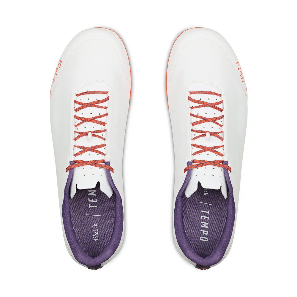 FIZIK TEMPO BEAT MTB/GRAVEL CYCLING SHOES - WHITE/ORANGE - Image 2