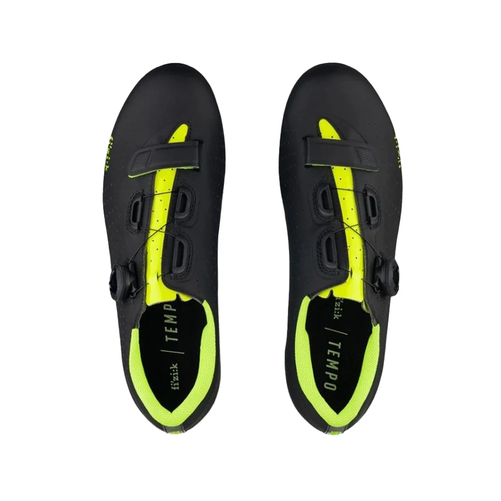 FIZIK TEMPO OVERCURVE R5 Cycling Shoes - Black/Yellow Fluor - Image 2