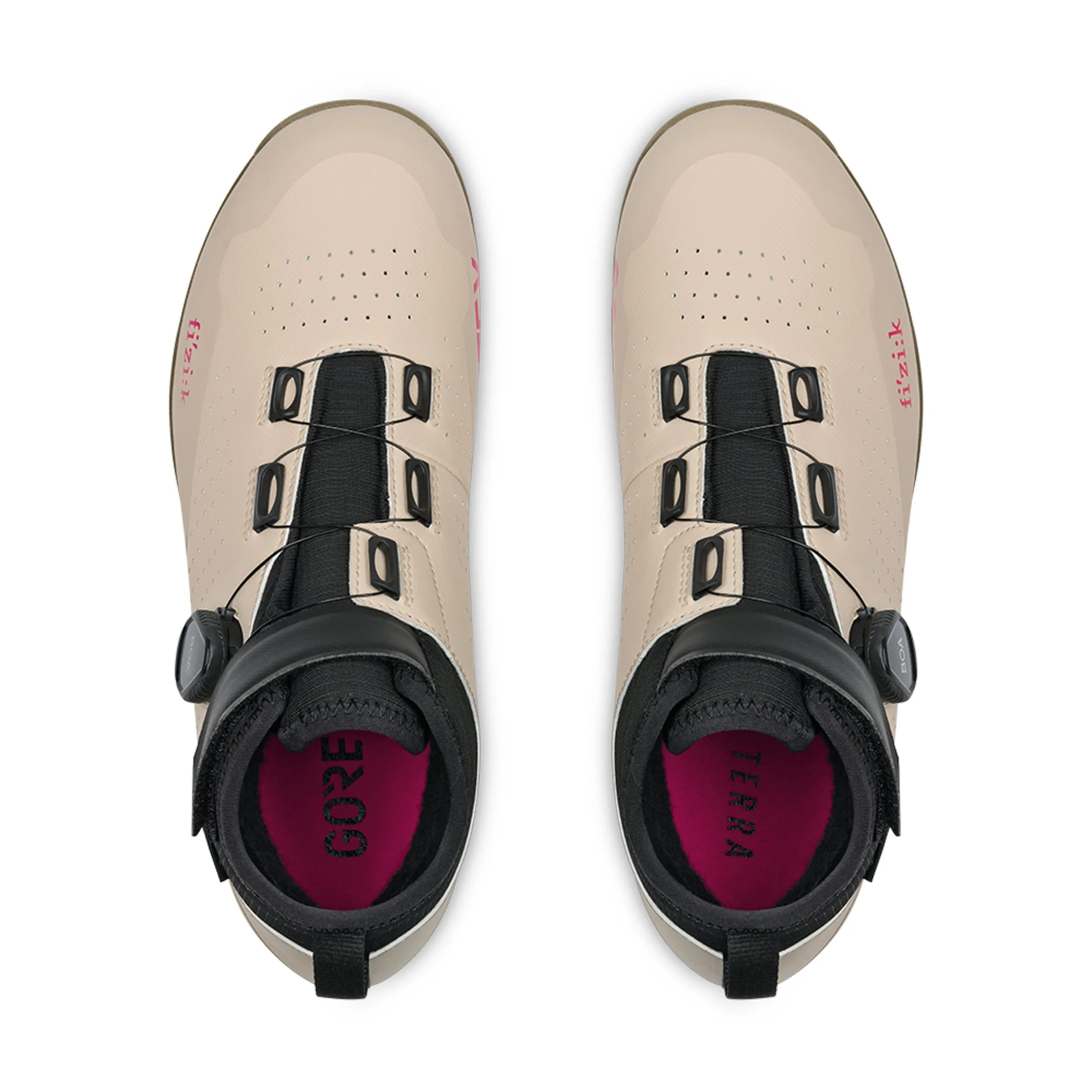 FIZIK TERRA ARTICA X5 GTX Gravel/MTB Cycling Shoes - DESERT/BLACK - Image 2
