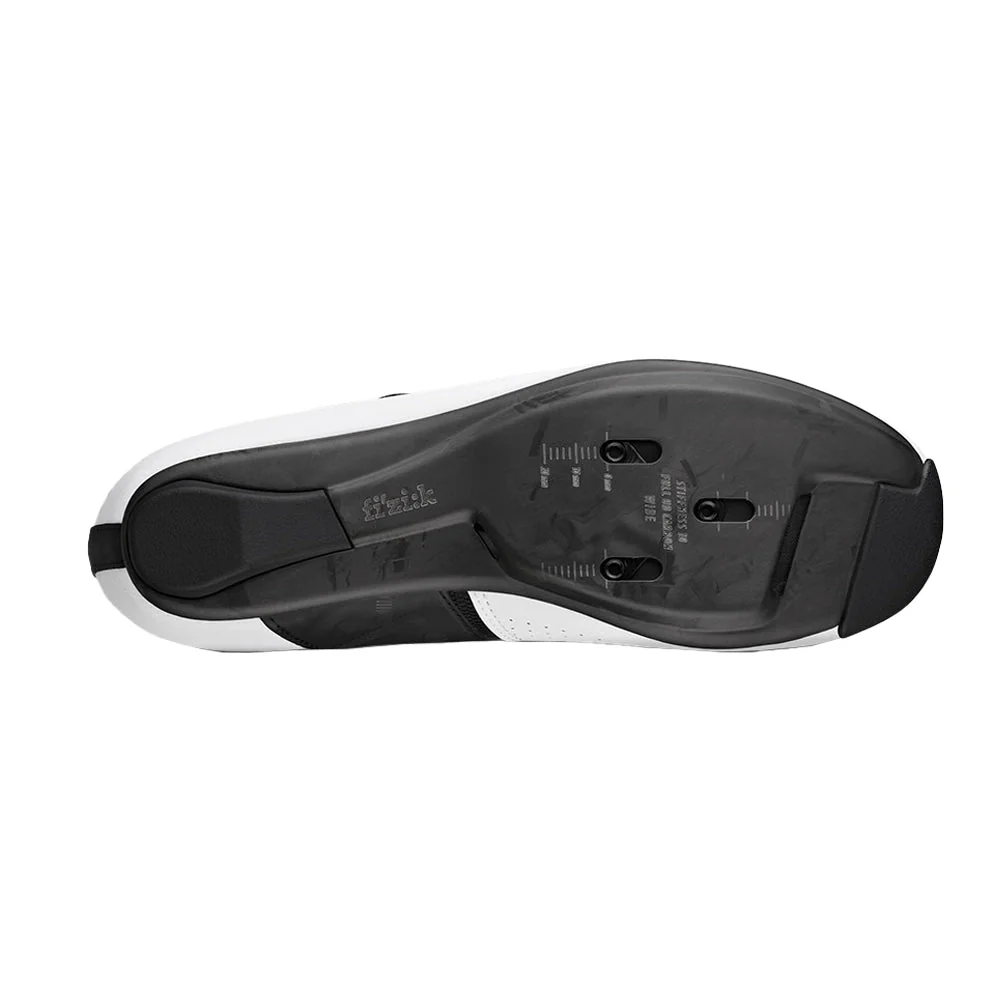 FIZIK VENTO INFINITO CARBON WIDE Cycling Shoes - White/Black - Image 3