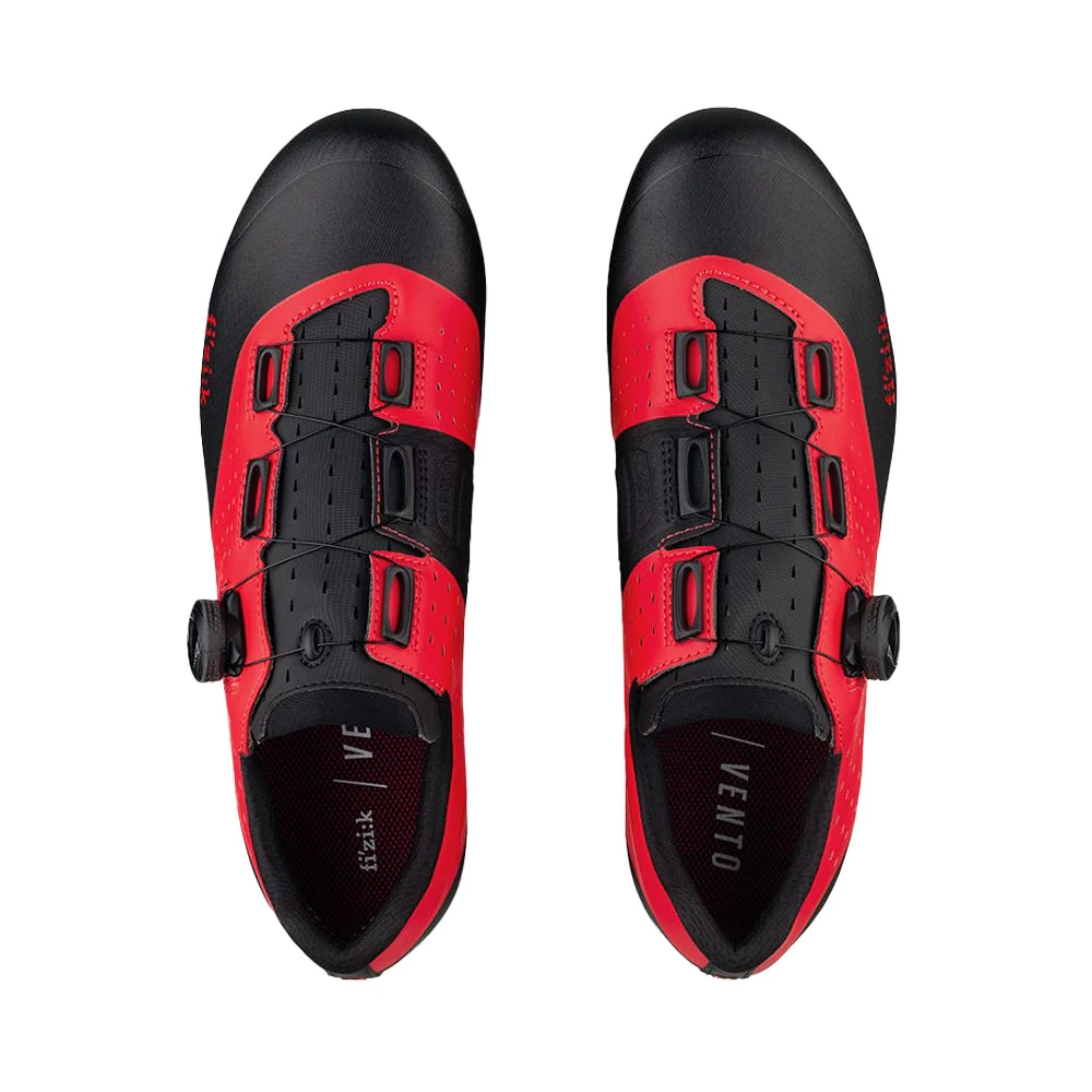 FIZIK VENTO OVERCURVE X3 Cycling Shoes - Red/Black - Image 2
