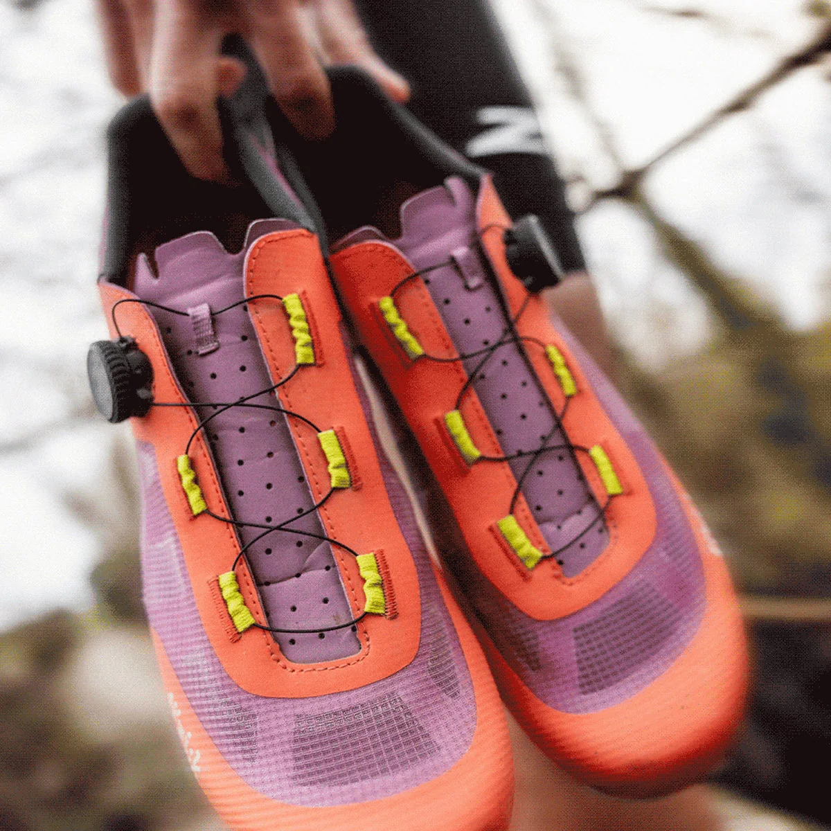Fizik Vento Proxy Gravel Cycling Shoes - Coral/Purple - Image 4