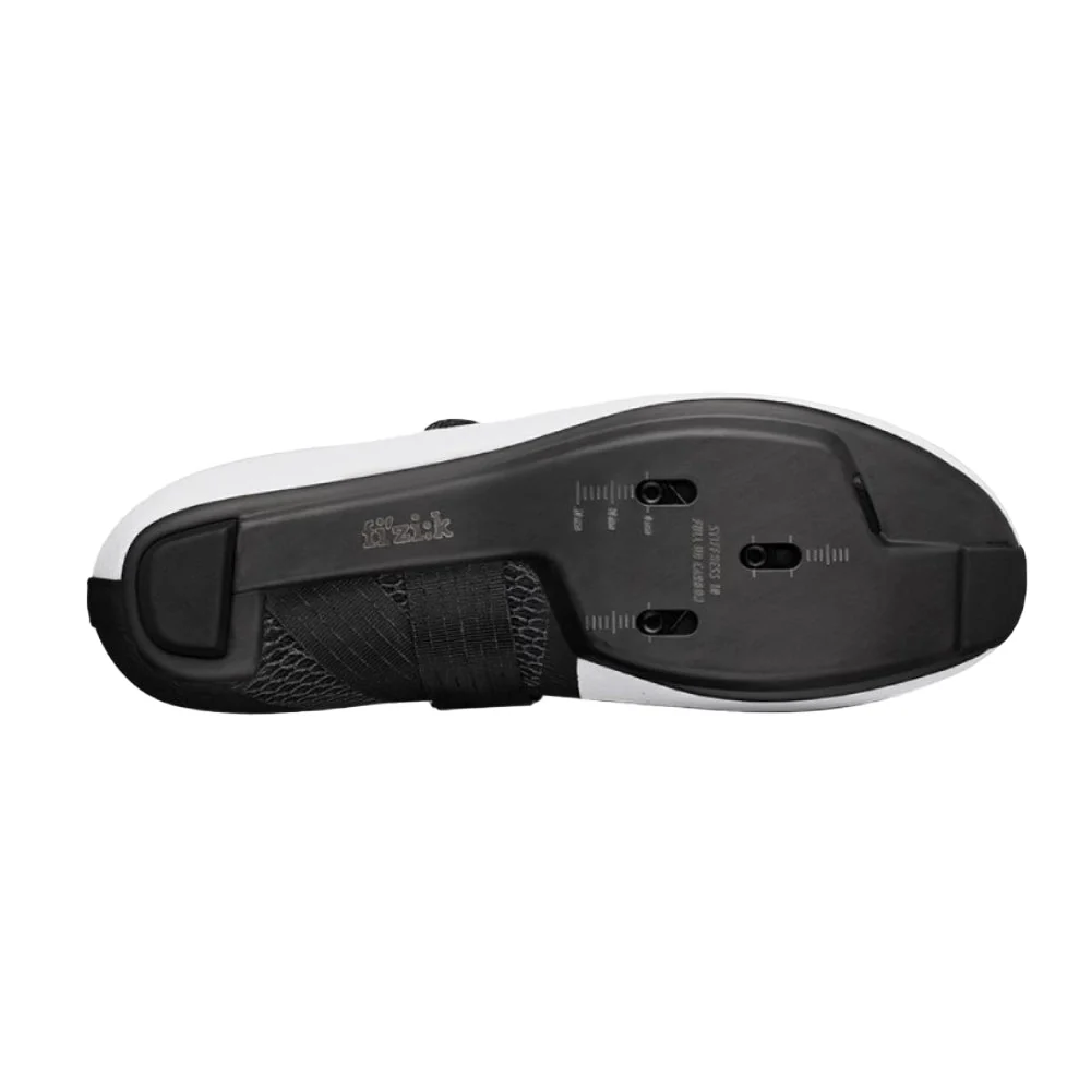 FIZIK VENTO STABILITA CARBON Cycling Shoes - White/Black - Image 3