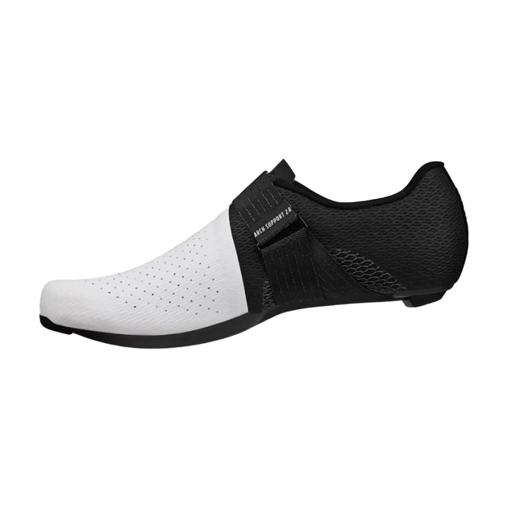 FIZIK VENTO STABILITA CARBON Cycling Shoes - White/Black - Image 4