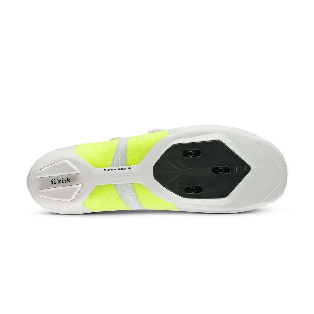 FIZIK Vento Vega Carbon Road Shoes - Yellow Fluo/White - Image 3